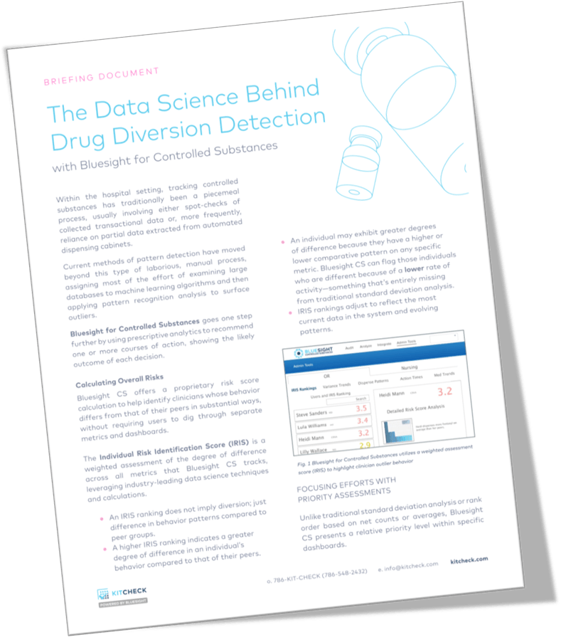 The Data Science Behind Drug Diversion Detection