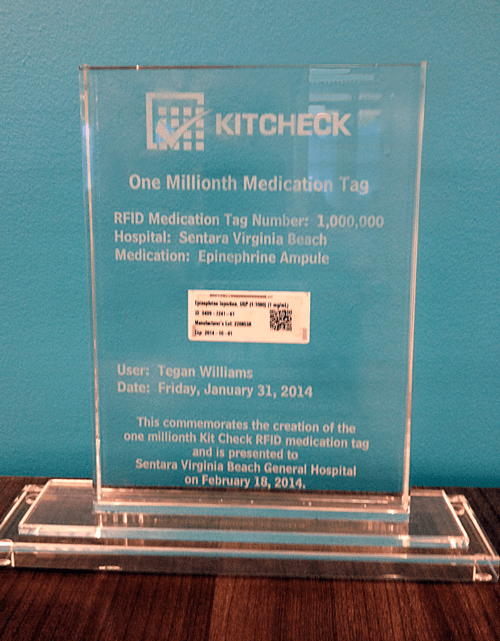 The One Millionth Medication RFID Tag