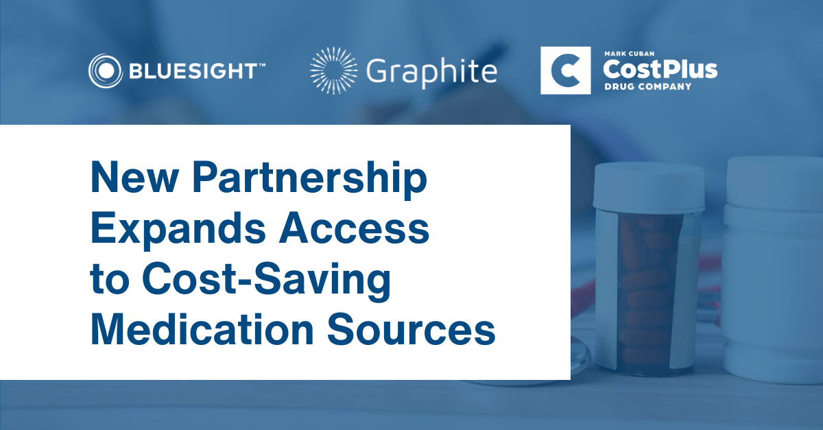 Bluesight Partners with GraphiteRx and Mark Cuban Cost Plus Drugs to Expand Access to Cost-Saving Medication Sources